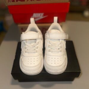 Nike Kids All-White Sneakers